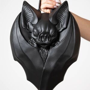Killstar Vamped Up Matte Black Bat Backpack